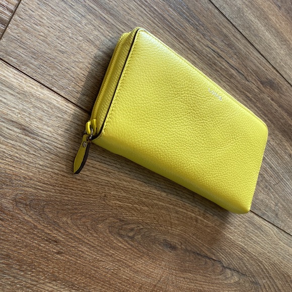 Lodis Handbags - Lodis yellow leather wallet